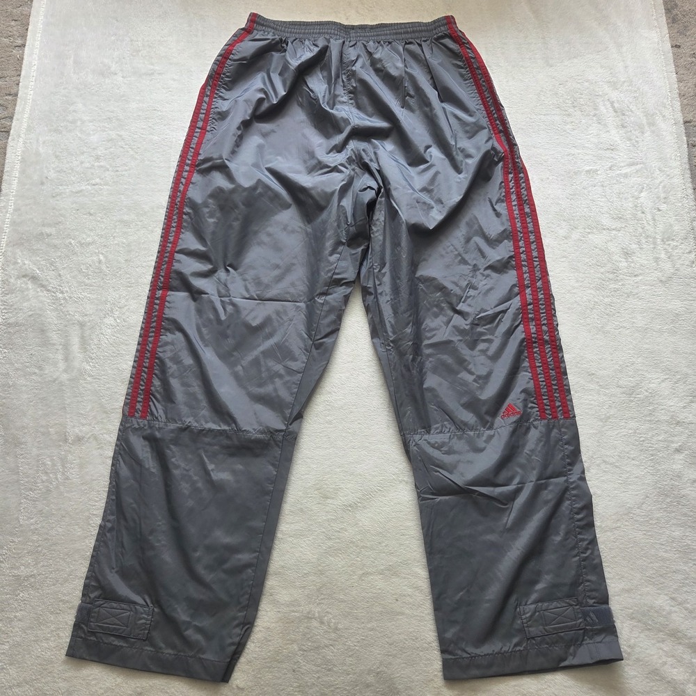 Vintage 90s y2k Adidas Windbreaker Track Pants Three Stripes  2XL